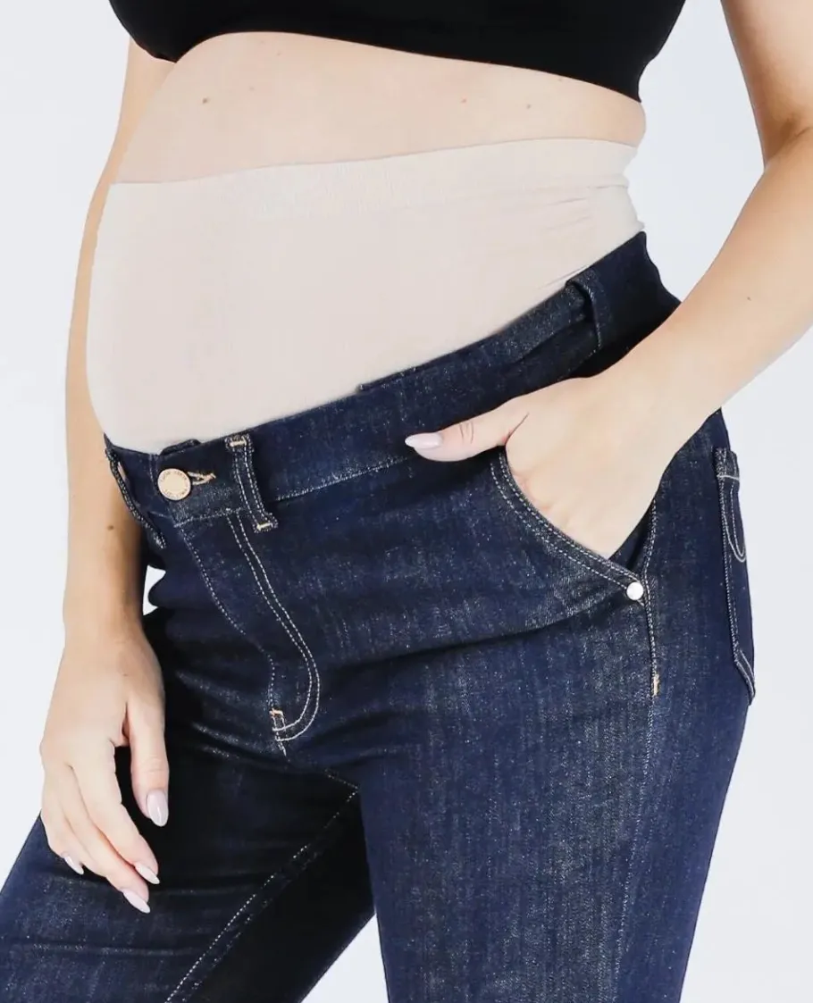Cache Cœur Ceintures De Grossesse | Jeans-Bandeau de grossesse sans couture Belt