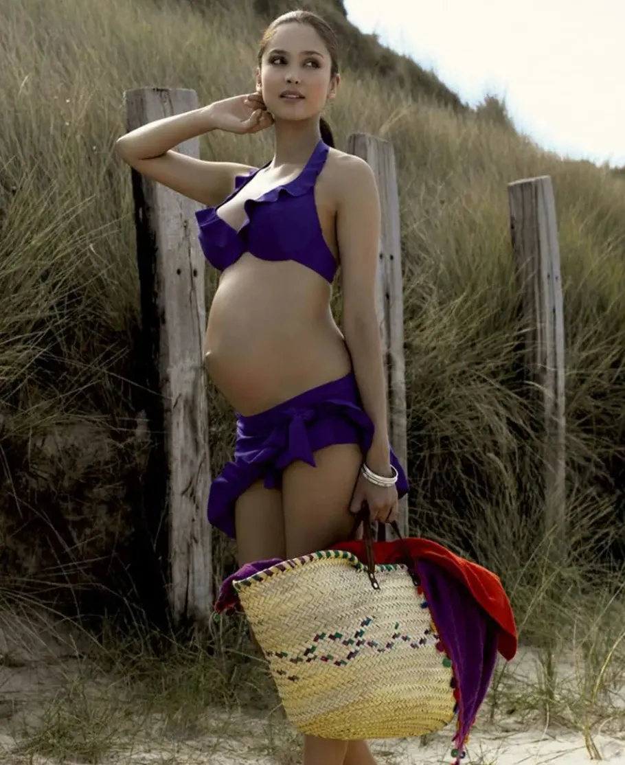 Cache Cœur Maillots De Bain De Grossesse | Maillots De Bain Allaitement-Bikini de maternité avec armatures Salsa