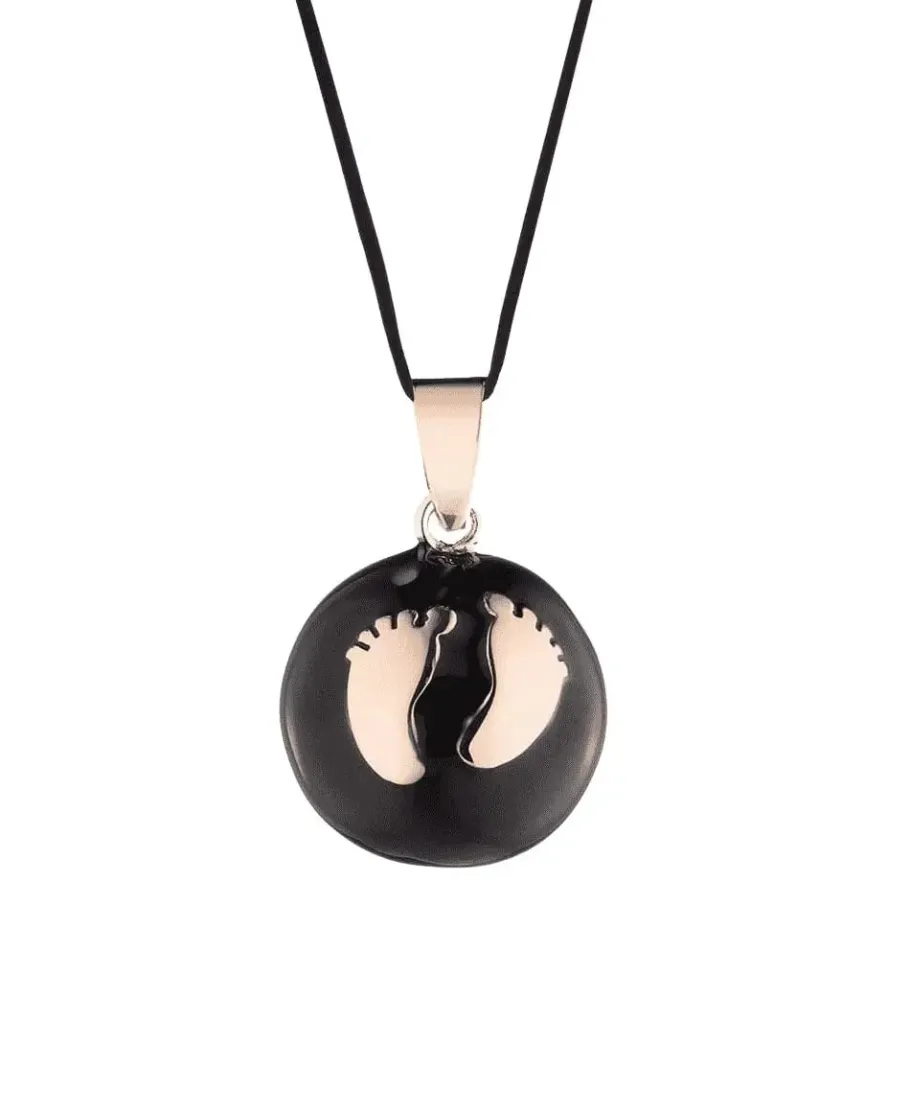 Cache Cœur Bolas De Grossesse | Bolas De Grossesse-Bola de grossesse Babyfeet Email Noir