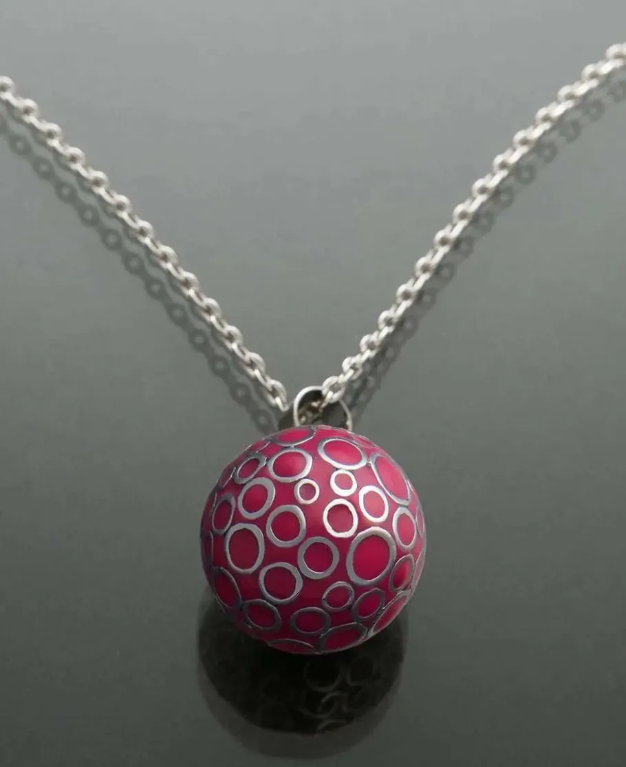 Cache Cœur Bolas De Grossesse | Bolas De Grossesse-Bola de grossesse Bulles - Email Fuchsia