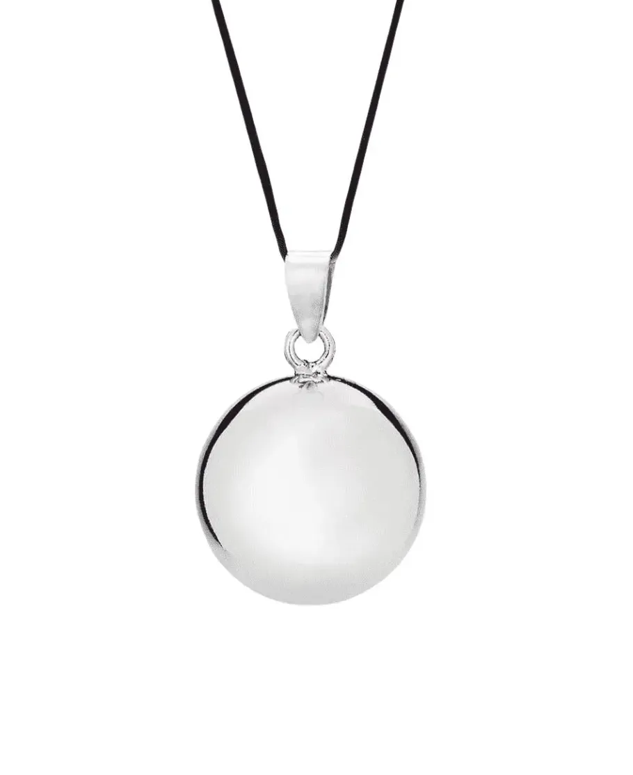 Cache Cœur Bolas De Grossesse | Bolas De Grossesse-Bola de grossesse Glossy Rhodium