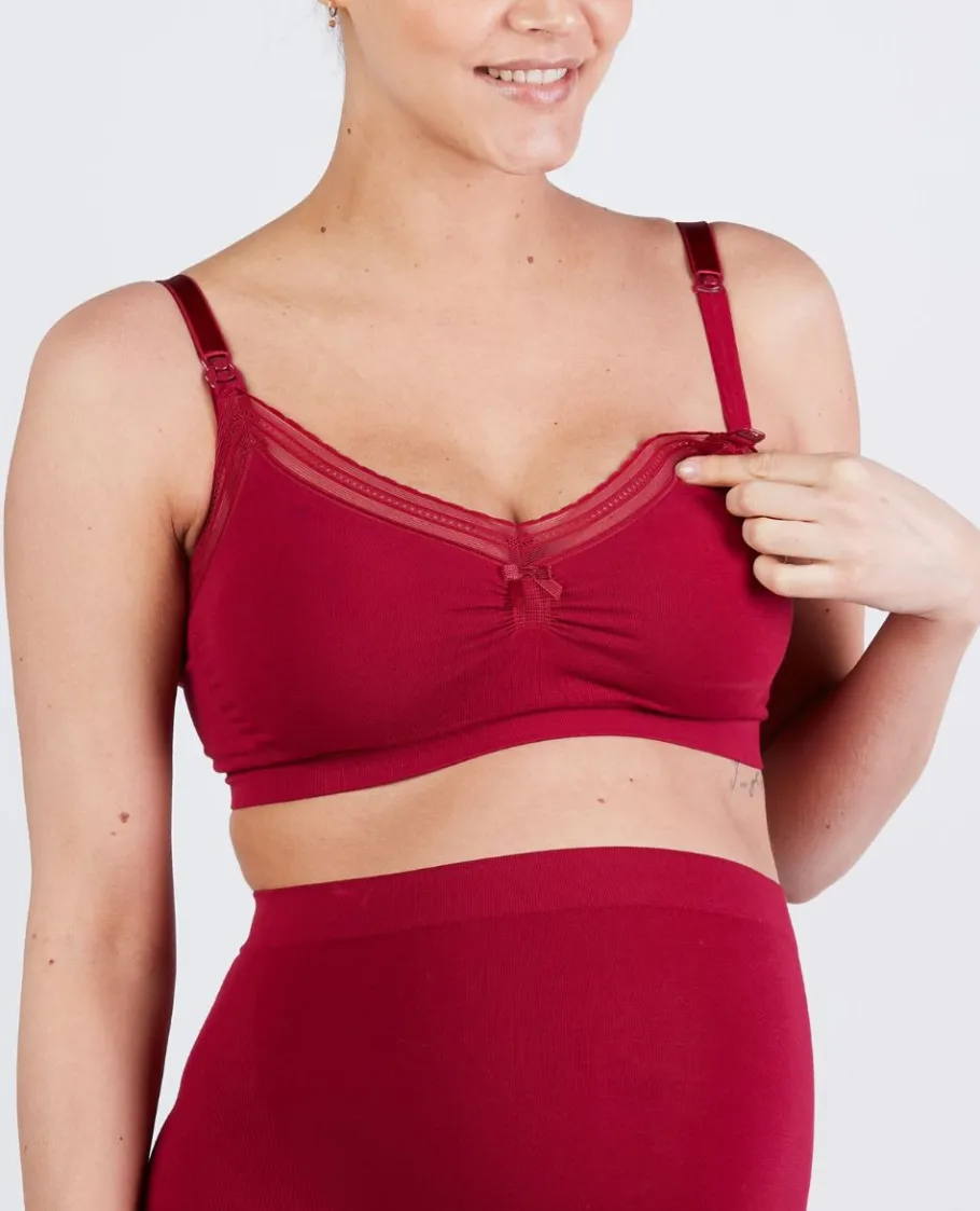 Cache Cœur Soutiens-gorge Sans Armatures | Soutiens-gorge Sans Armatures-Brassière de grossesse et d'allaitement Milk