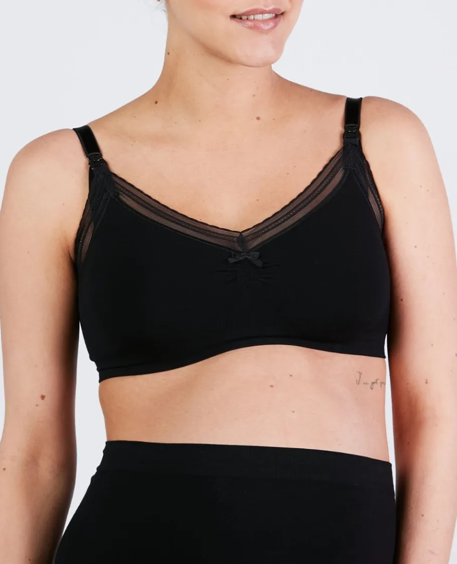 Cache Cœur Soutiens-gorge Sans Armatures | Soutiens-gorge Sans Armatures-Brassière de grossesse et d'allaitement Milk