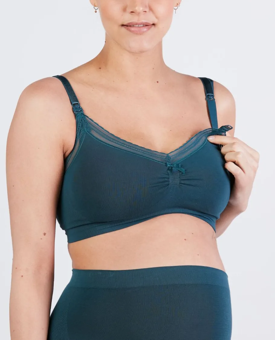 Cache Cœur Soutiens-gorge Sans Armatures | Soutiens-gorge Sans Armatures-Brassière de grossesse et d'allaitement Milk