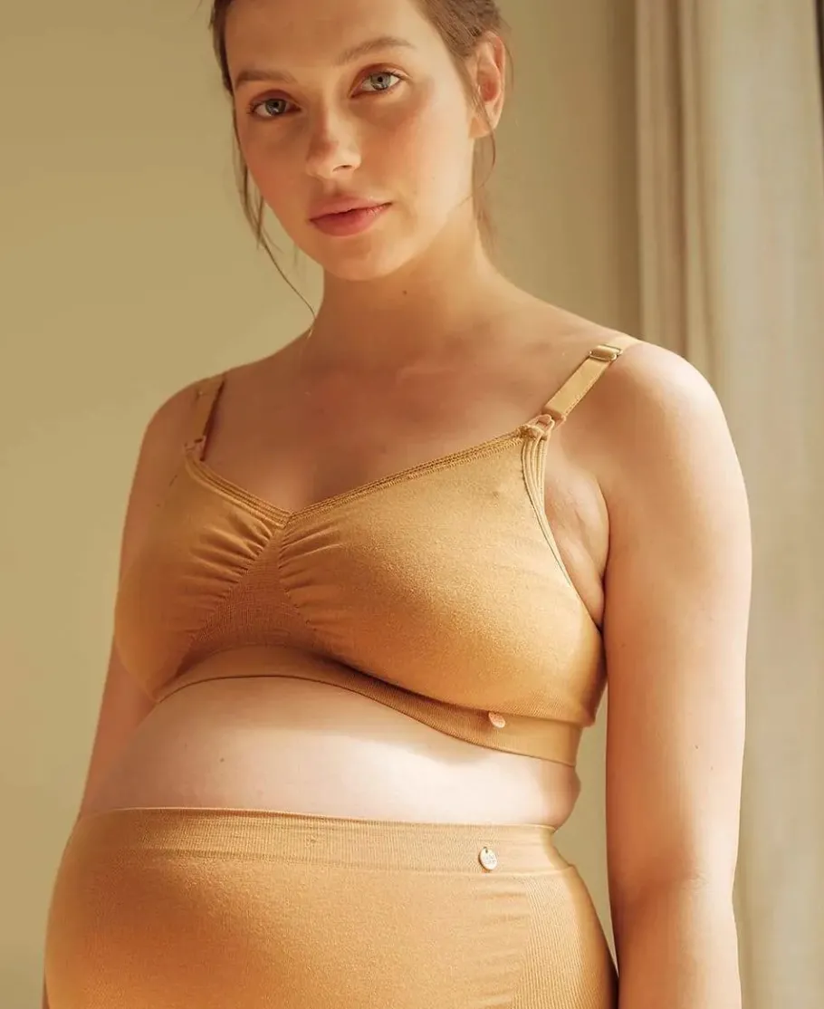 Cache Cœur Soutiens-gorge Sans Armatures | Soutiens-gorge Sans Armatures-Brassière de grossesse et d’allaitement Organic