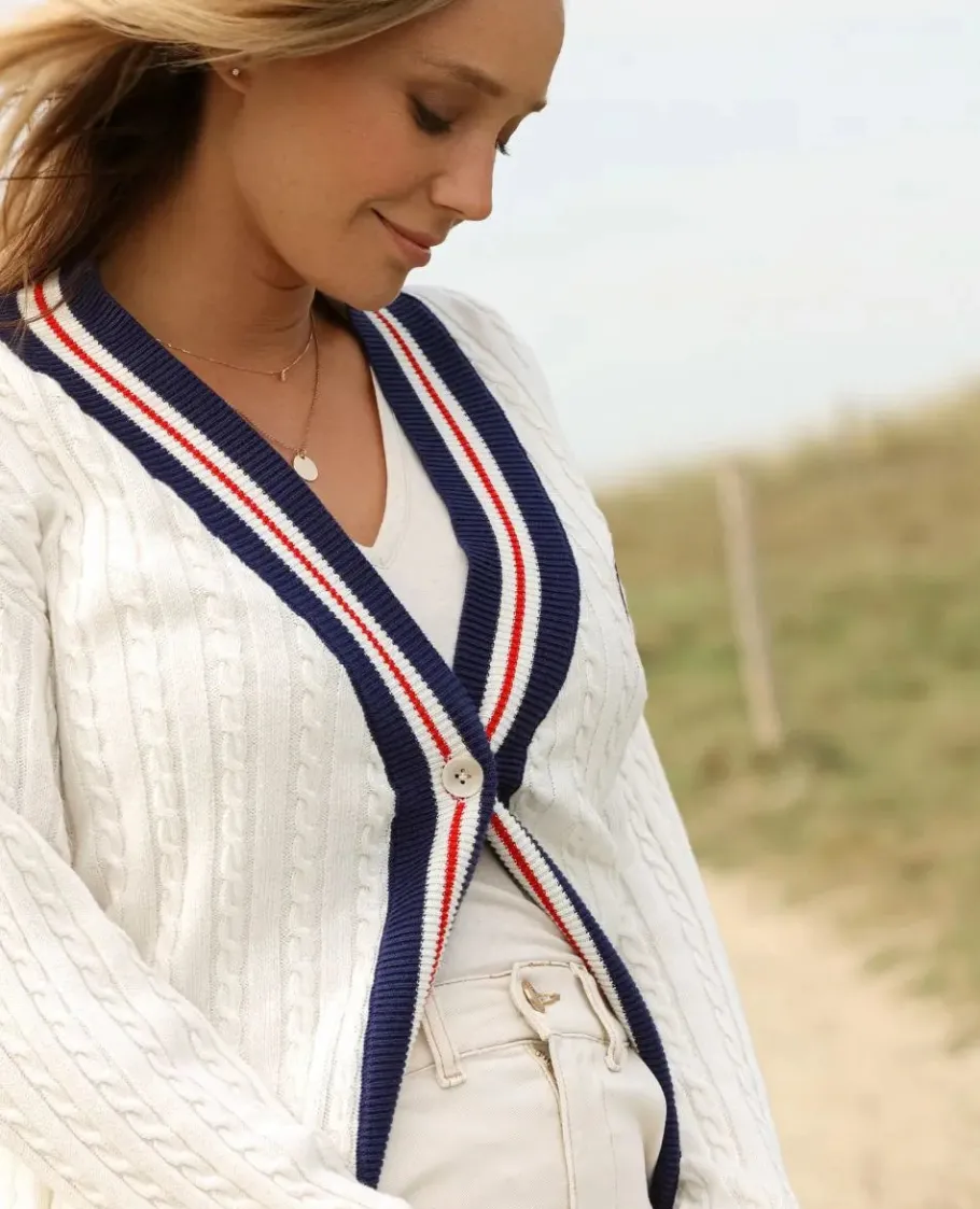 Cache Cœur Pulls D'allaitement | Hauts-Cardigan de maternité college Gwen