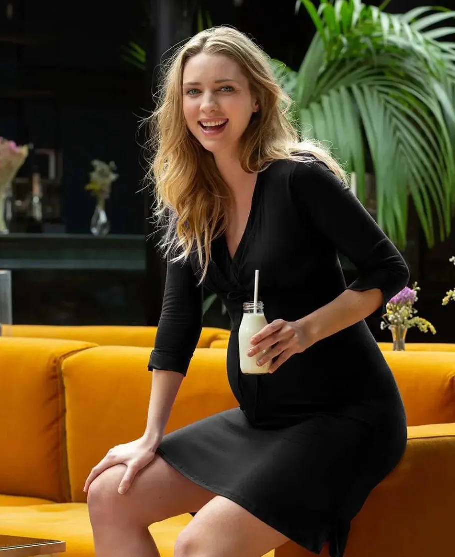 Cache Cœur Homewear | Nuisettes Grossesse-Chemise de nuit de maternité et d'allaitement Milk