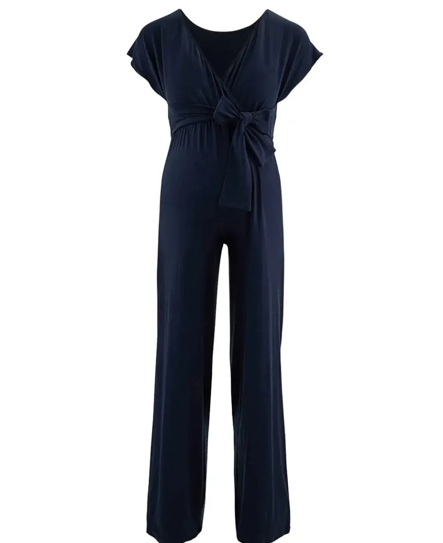 Cache Cœur Homewear | Pyjamas Grossesse-Combinaison de grossesse et d’allaitement Origin indigo