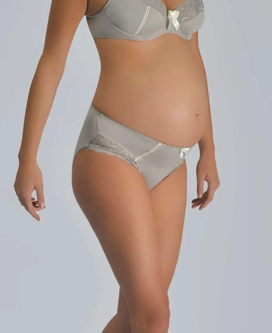 Cache Cœur Culottes De Grossesse | Culottes Et Shortys-Culotte de maternité Lisa kaki