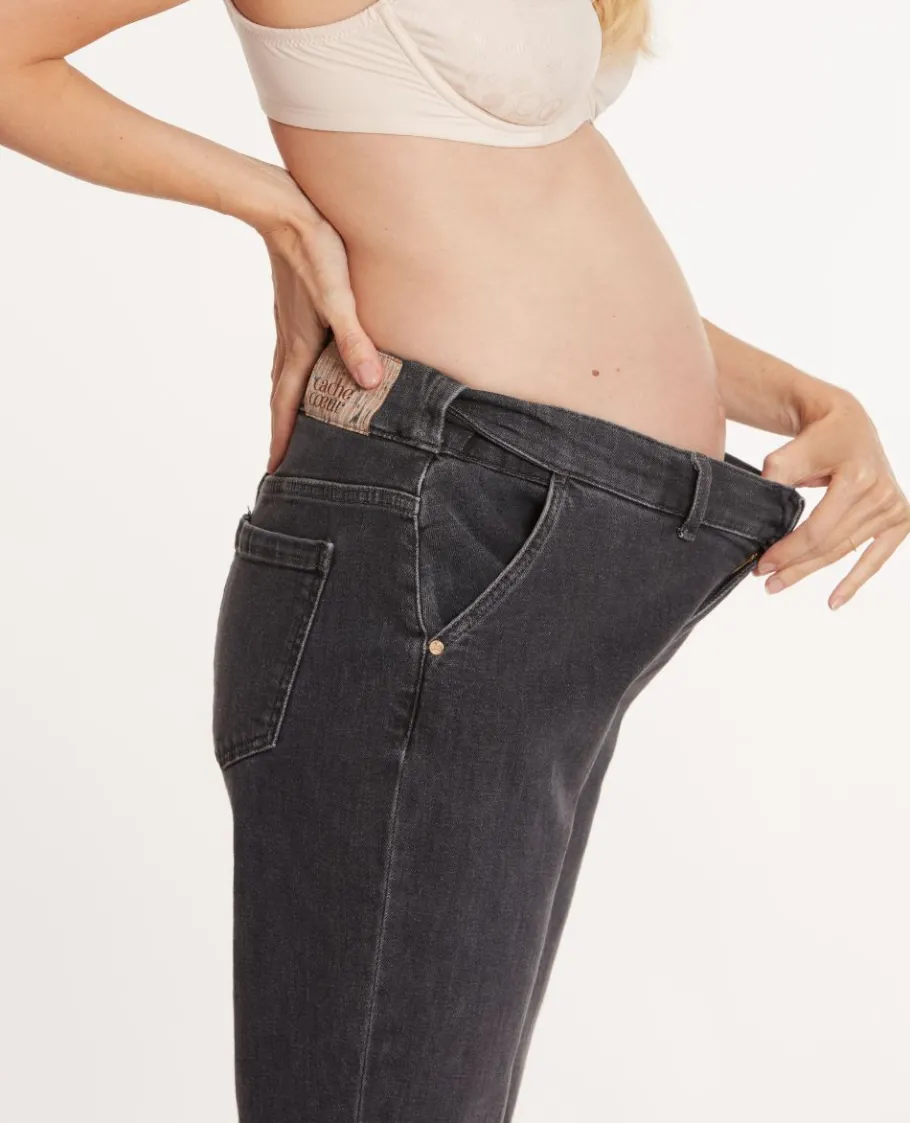 Cache Cœur Pantalons, Jupes & Shorts | Jeans-Jean de grossesse mom fit Carrie gris used