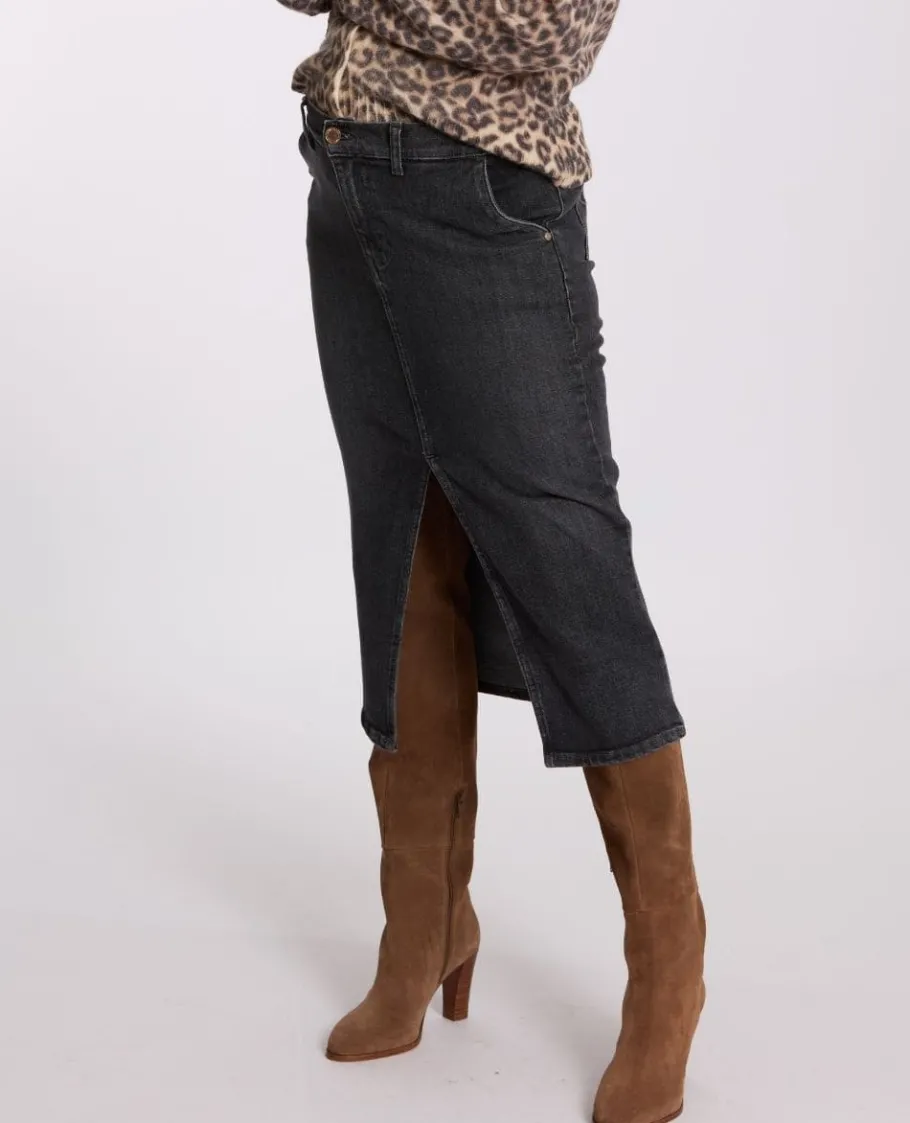Cache Cœur Pantalons, Jupes & Shorts | Jeans-Jupe crayon de maternité Emma