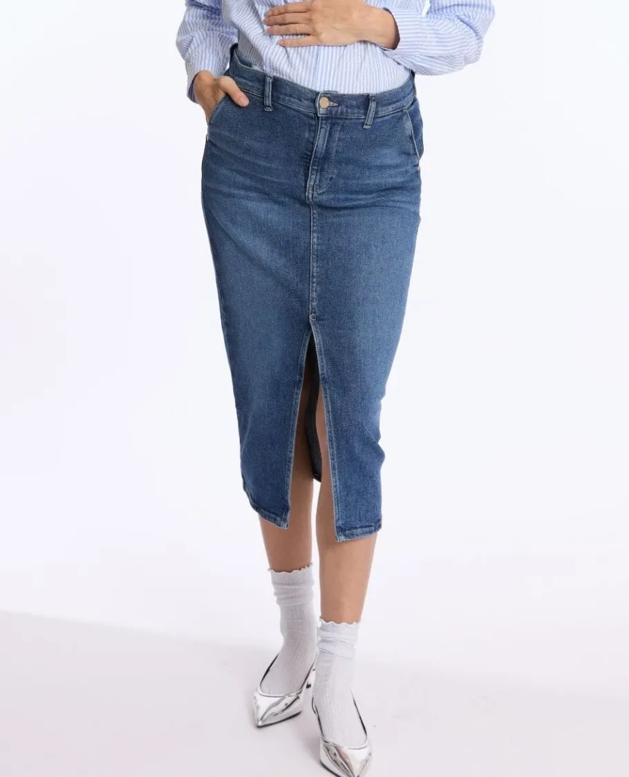 Cache Cœur Pantalons, Jupes & Shorts | Jeans-Jupe crayon de maternité Emma
