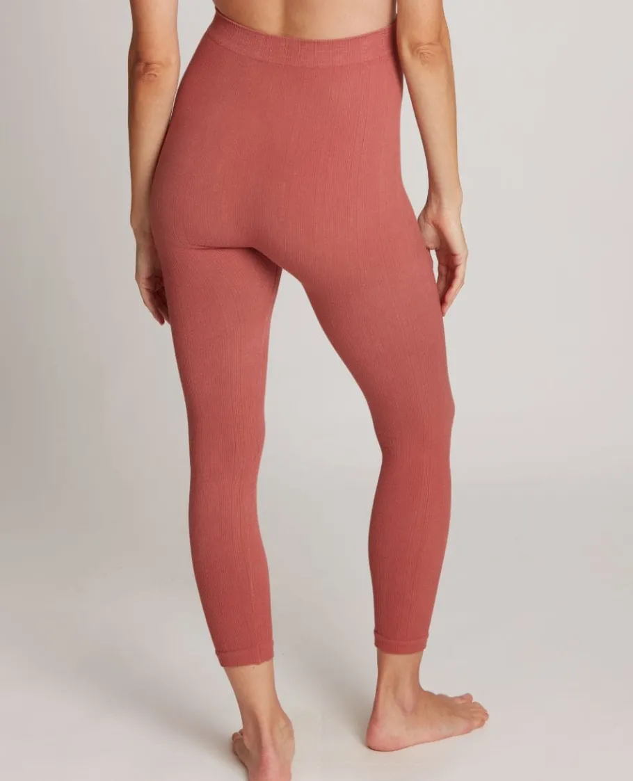 Cache Cœur Homewear | Collants Et Leggings De Grossesse-Legging de maternité Zoé terracotta