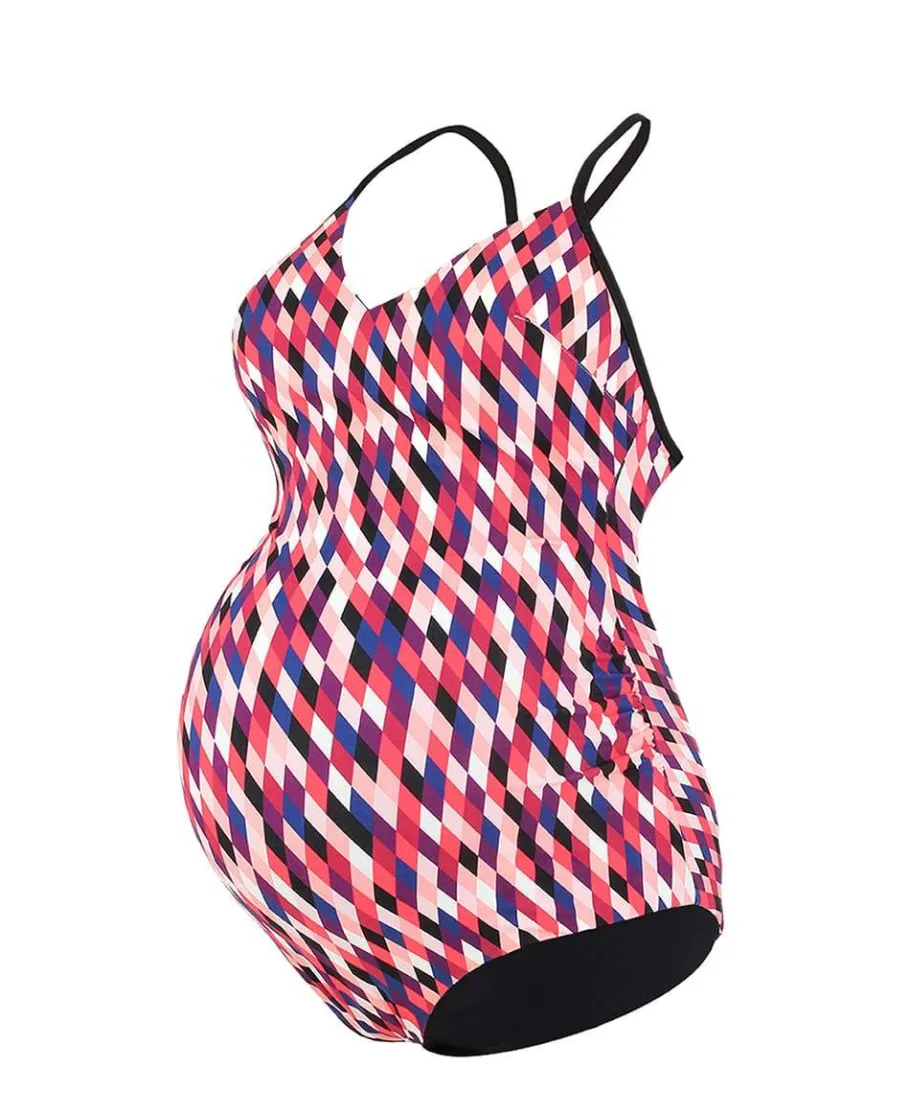 Cache Cœur Maillots De Bain De Grossesse | Maillots De Bain Allaitement-Maillot de bain de grossesse reversible Venezia