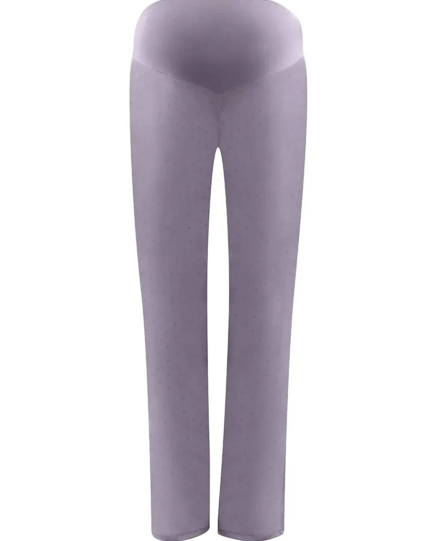 Cache Cœur Pyjamas & Homewear-Pantalon de grossesse satin Sofia brume