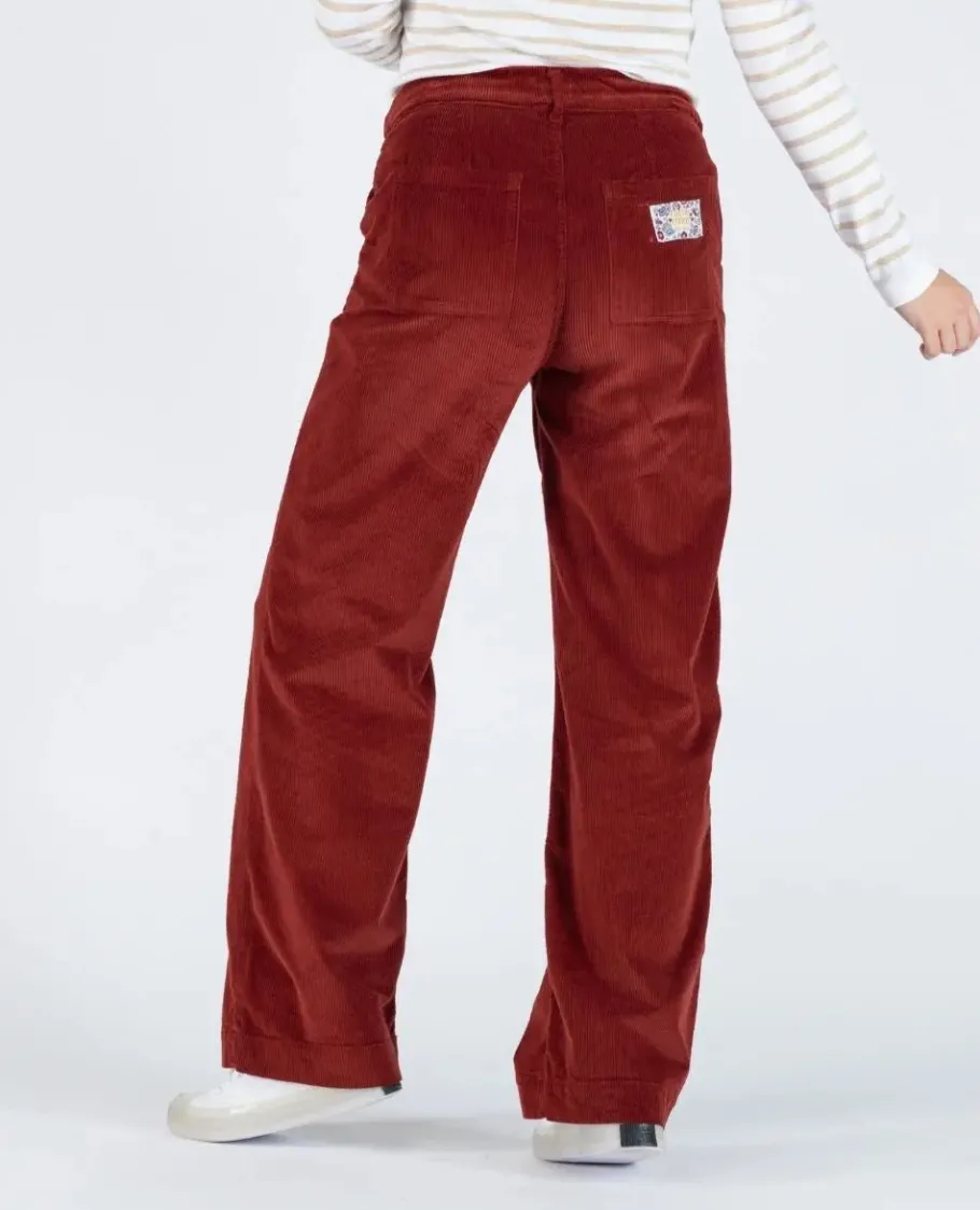 Cache Cœur Pantalons, Jupes & Shorts | Jeans-Pantalon velours de grossesse Clyde havane