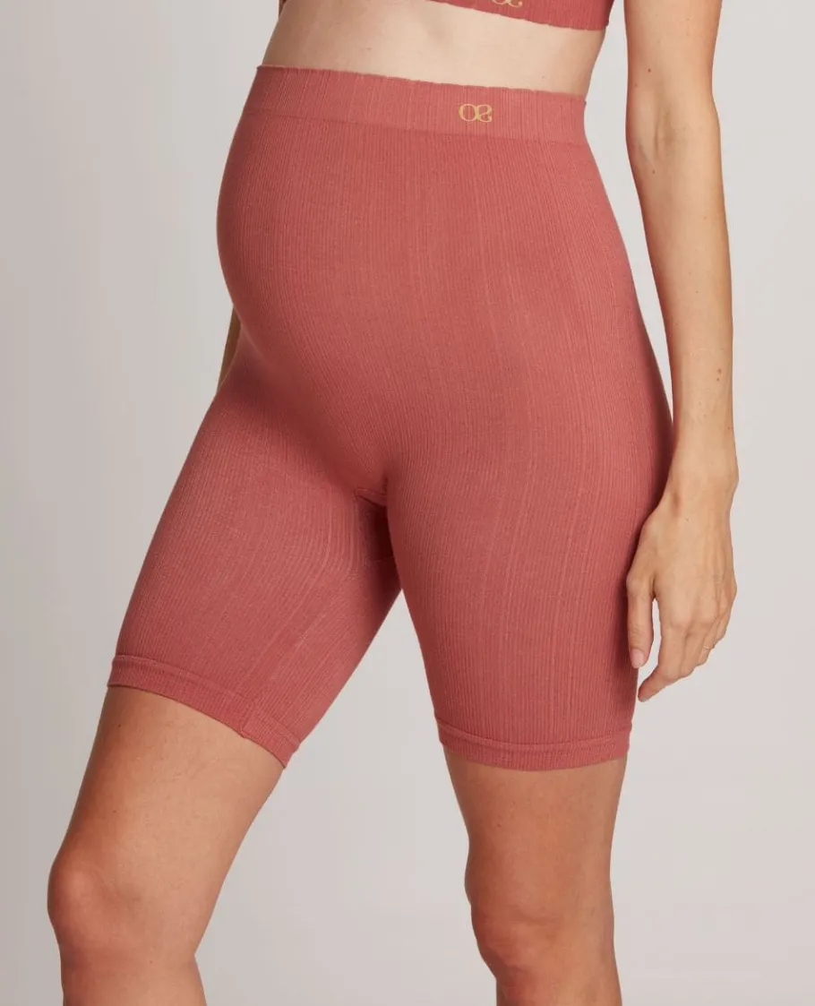 Cache Cœur Homewear | Collants Et Leggings De Grossesse-Panty de maternité Zoé terracotta