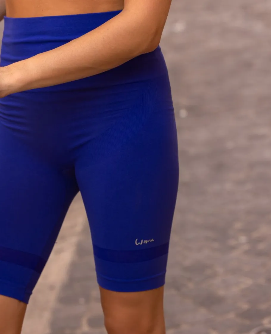 Cache Cœur Sportswear De Maternité | Collants Et Leggings De Grossesse-Panty de sport et de grossesse Woma bleu électrique