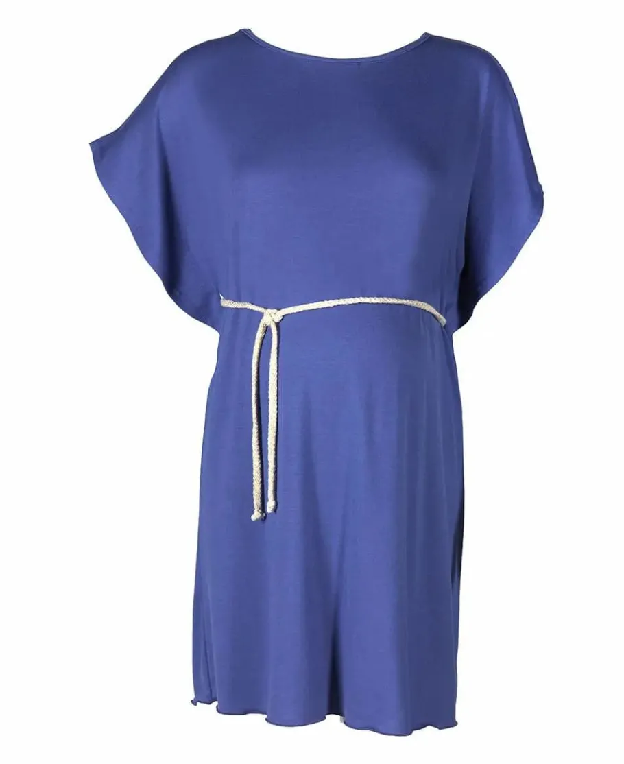 Cache Cœur Robes Et Combinaisons De Maternité | Robes-Robe de plage Beachwear indigo