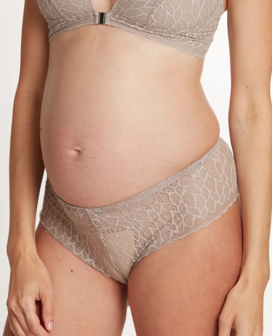 Cache Cœur Culottes De Grossesse | Culottes Et Shortys-Shorty de maternité Bliss Taupe