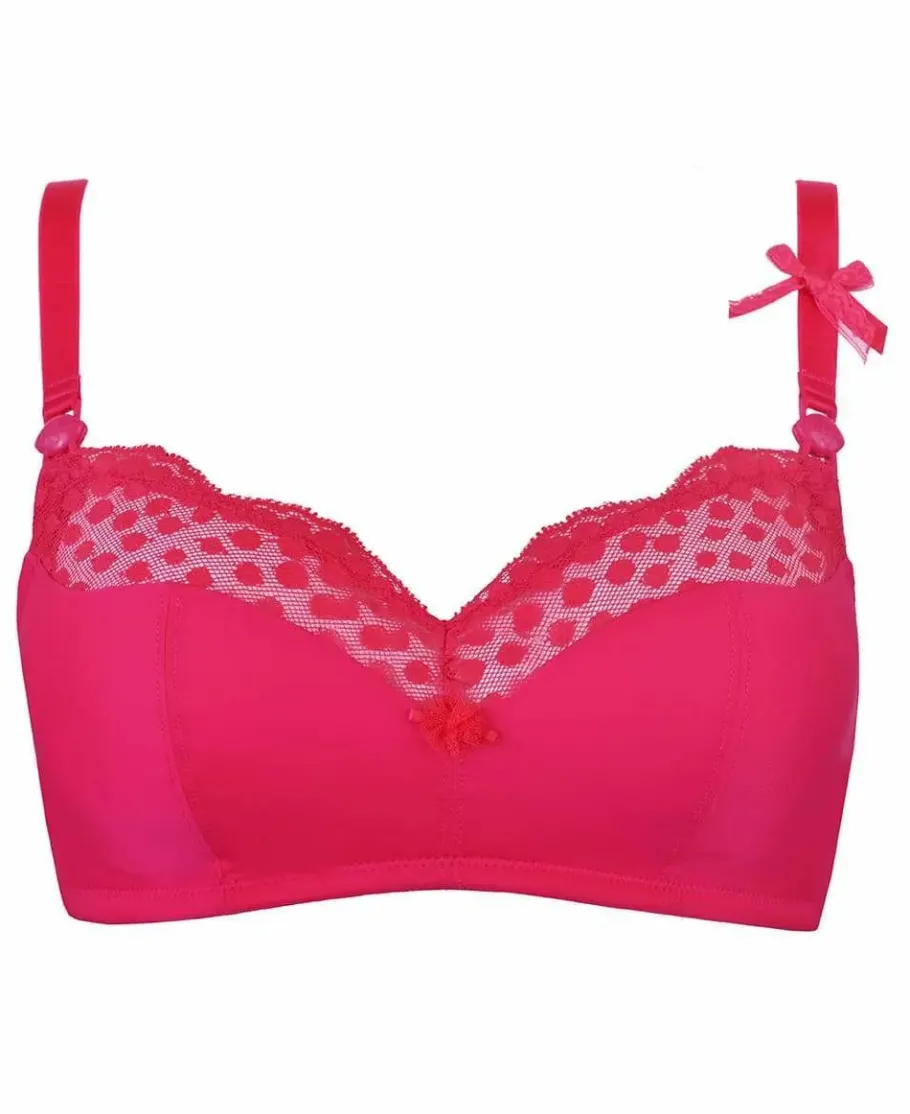 Cache Cœur Soutiens-gorge Avec Armatures | Soutiens-gorge Avec Armature-Soutien-gorge de grossesse et d'allaitement LOLLYPOP grenadine