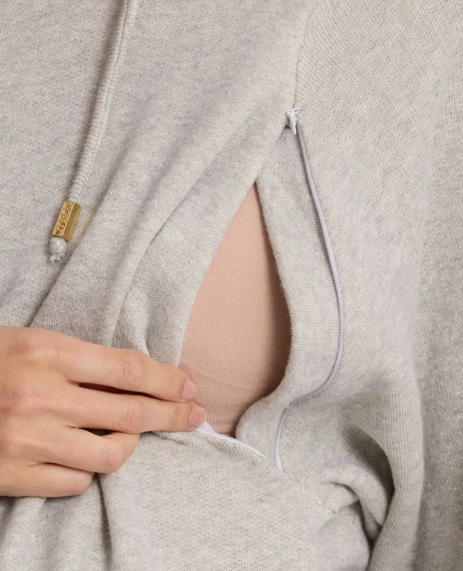 sweat__capuche_de_grossesse_et_dallaitement_billie_4.webp Cache Cœur Homewear | Pulls D'allaitement-Sweat à capuche de grossesse et d’allaitement Billie