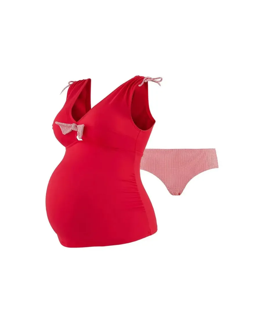 Cache Cœur Maillots De Bain De Grossesse | Maillots De Bain Allaitement-Tankini de grossesse St-Tropez