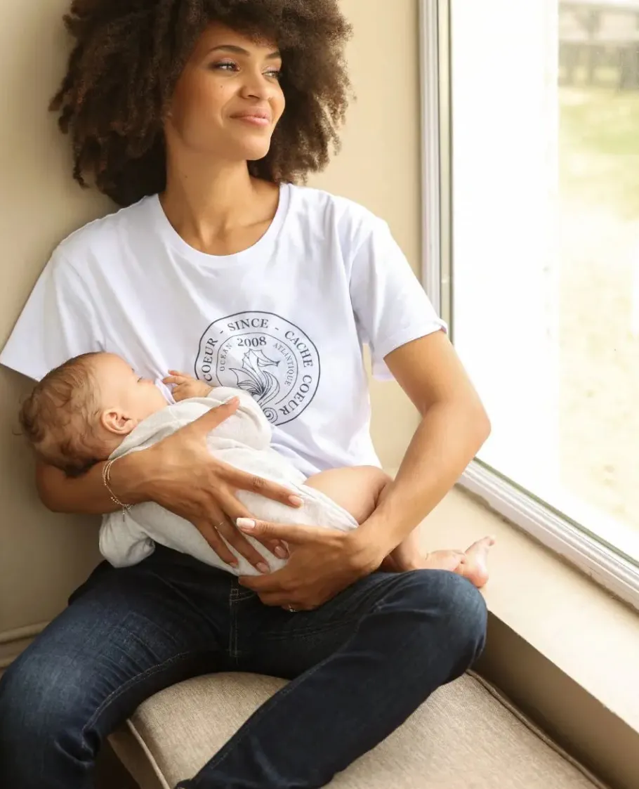 Cache Cœur Chemises Et Tops D'allaitement | Hauts-T-shirt de grossesse et d’allaitement Cook