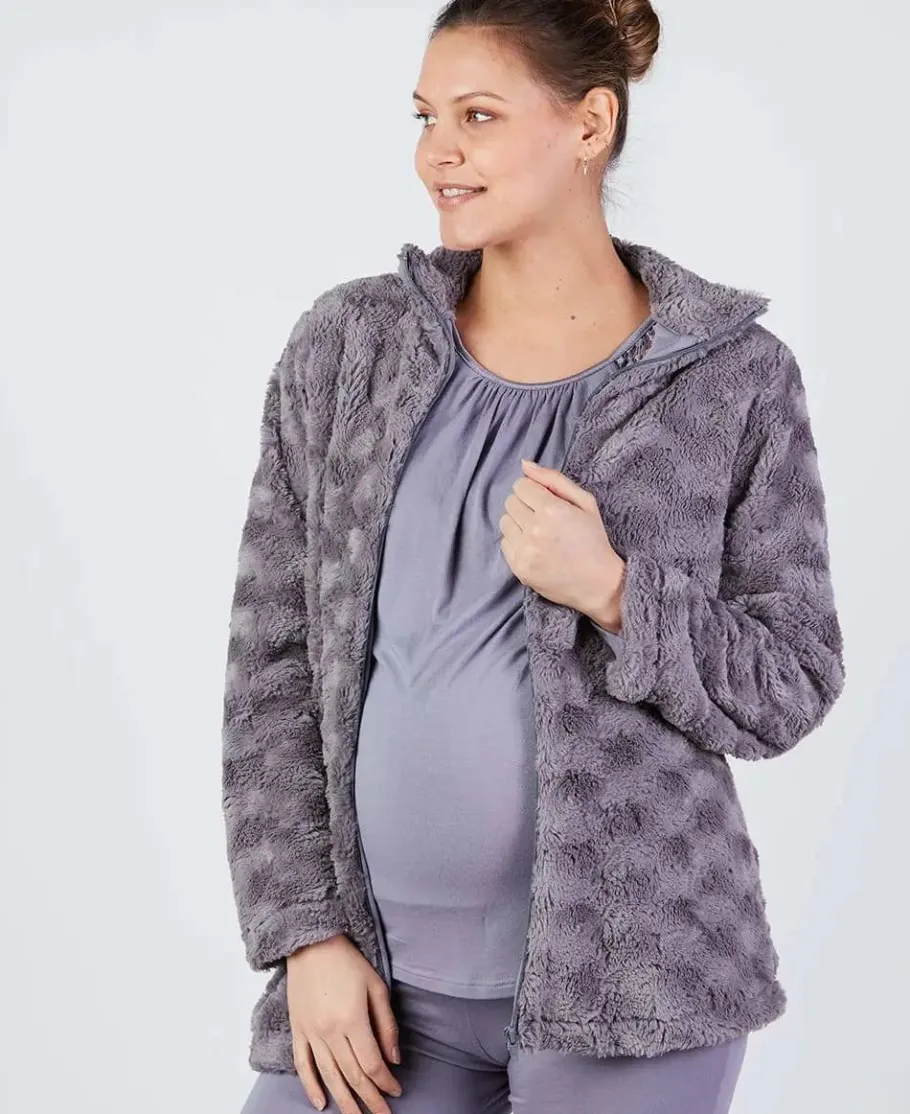 Cache Cœur Vestes D'intérieur | Pyjamas & Homewear-Veste d'intérieur Sofia Brume
